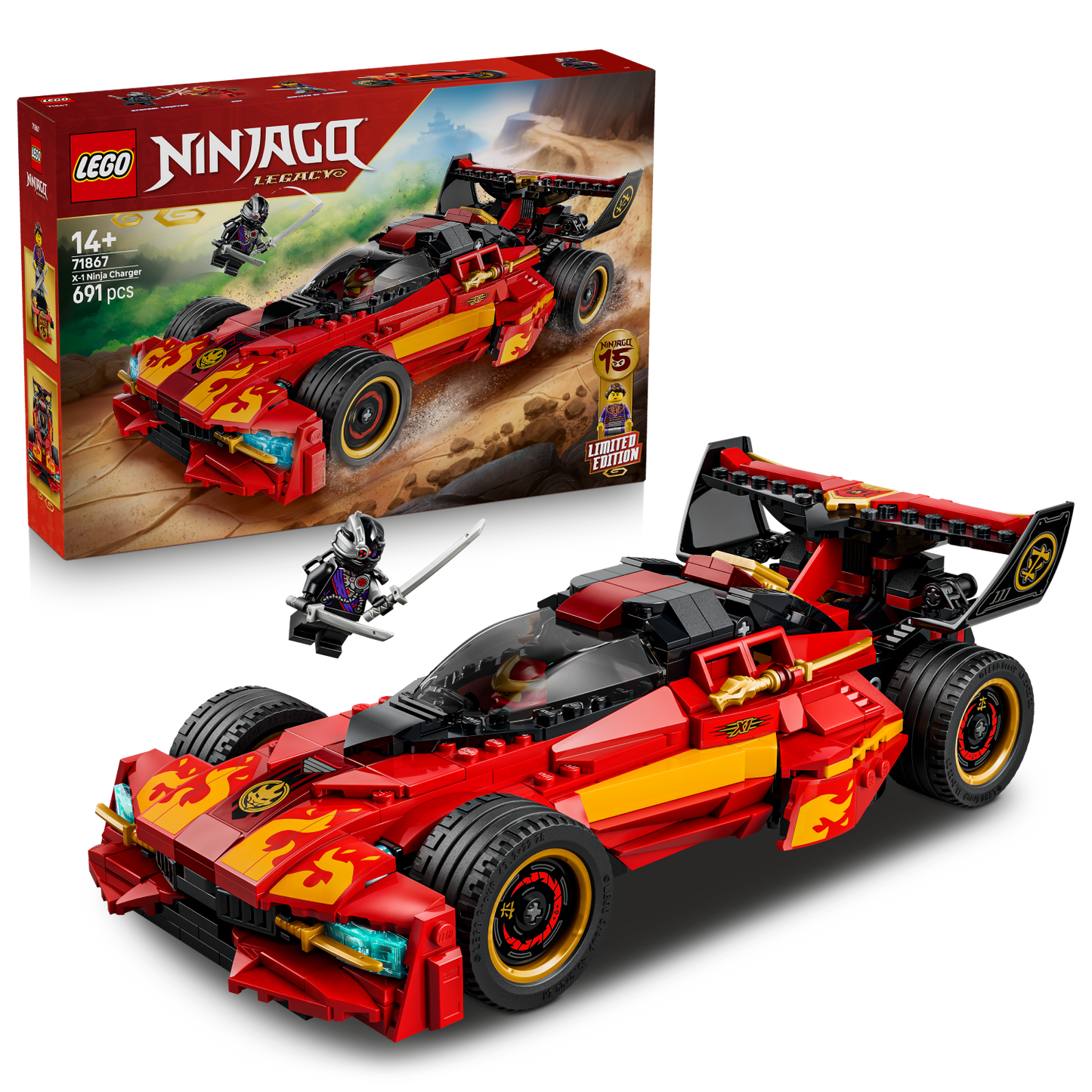 LEGO Ninjago: X-1 Ninja Charger 15th Anniversary (71867)