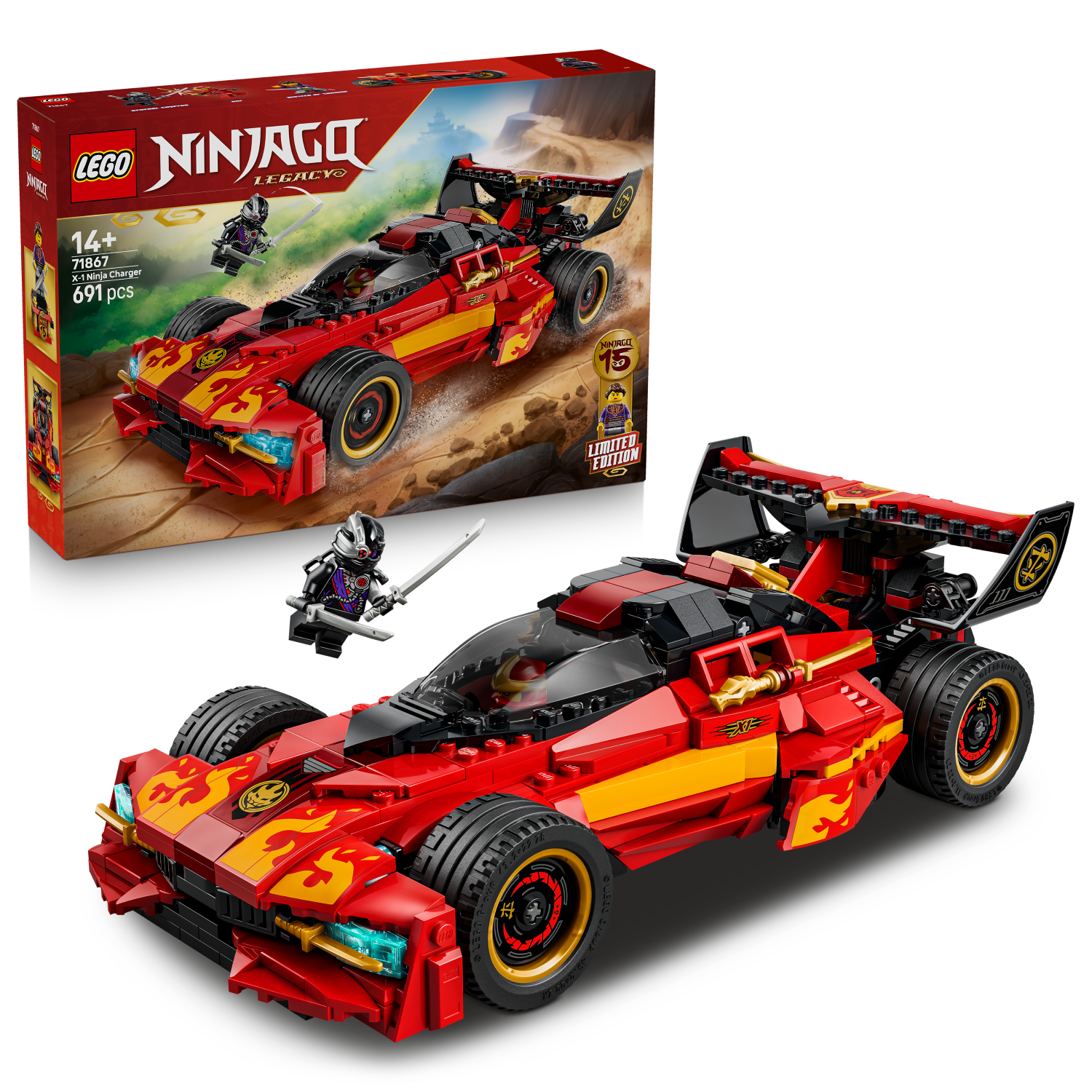 LEGO Ninjago: X-1 Ninja Charger 15th Anniversary (71867)