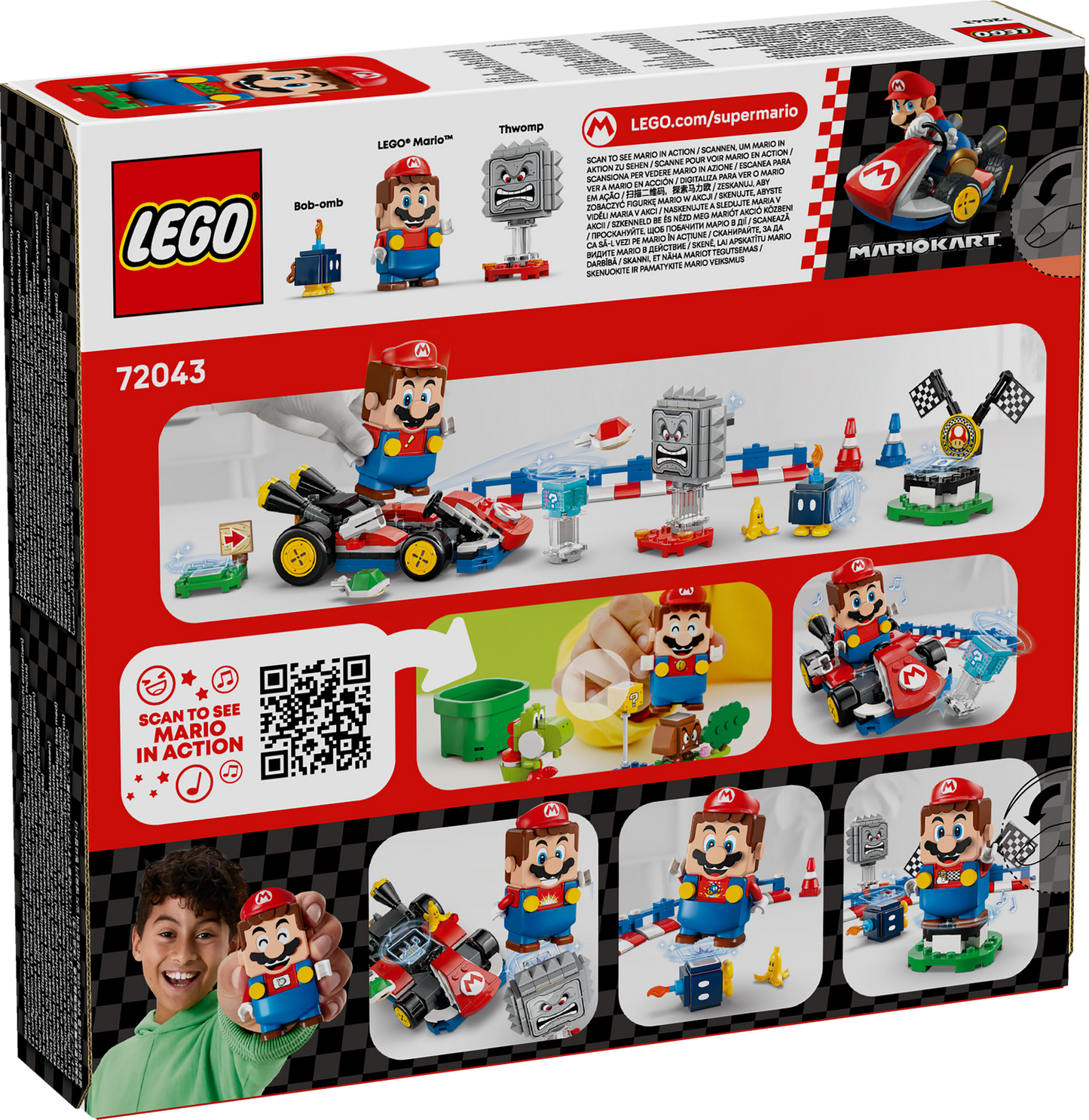 LEGO Mario Kart – Interactive LEGO® Mario™ & Standard Kart (72043)