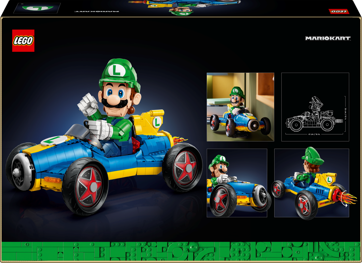 LEGO Super Mario: Mario Kart™ – Luigi & Mach 8 (72050)