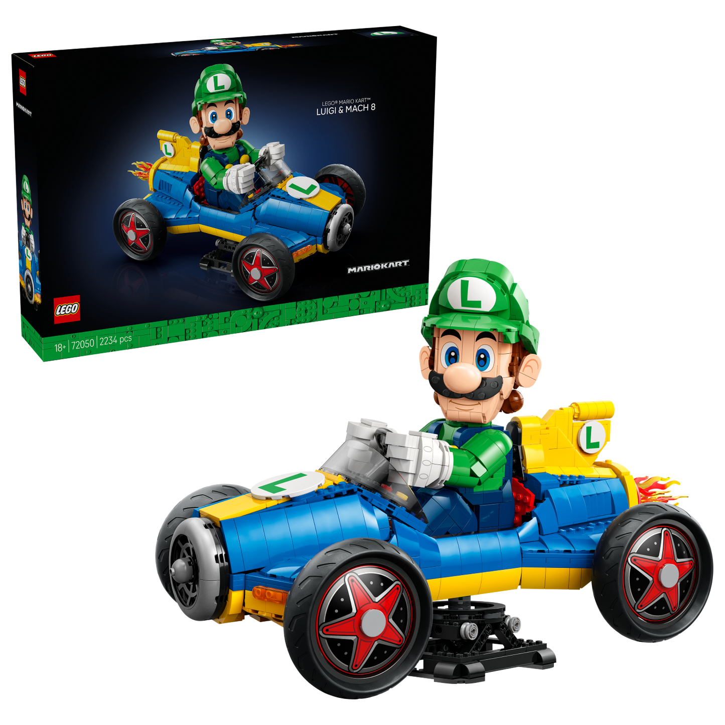 LEGO Super Mario: Mario Kart™ – Luigi & Mach 8 (72050)