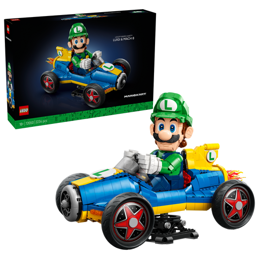 LEGO Super Mario: Mario Kart™ – Luigi & Mach 8 (72050)