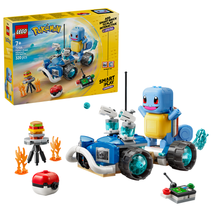 LEGO Pokemon: SMART Play™: Trainer's Buggy Adventure with Squirtle (72156)
