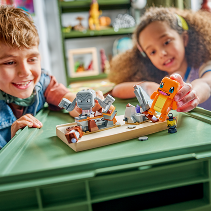 LEGO Pokemon: SMART Play™: Charmander and Geodude's Cavern Clash (72157)