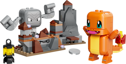 LEGO Pokemon: SMART Play™: Charmander and Geodude's Cavern Clash (72157)