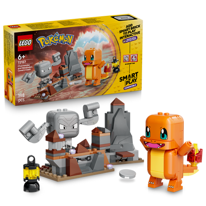 LEGO Pokemon: SMART Play™: Charmander and Geodude's Cavern Clash (72157)