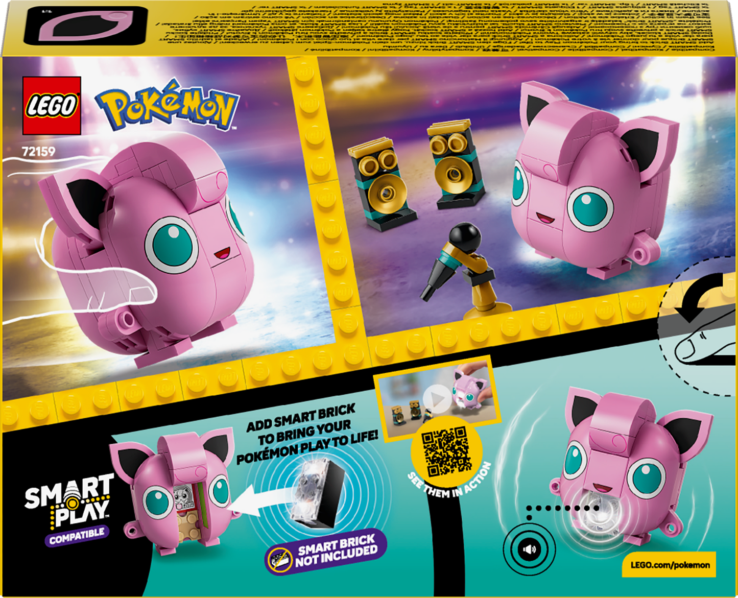 LEGO Pokemon: SMART Play™: Jigglypuff Concert (72159)