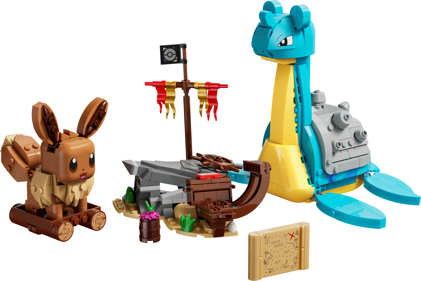 LEGO Pokemon: SMART Play™: Eevee and Lapras's Treasure Hunt (72162)