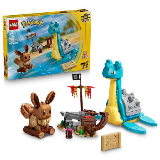 LEGO Pokemon: SMART Play™: Eevee and Lapras's Treasure Hunt (72162)