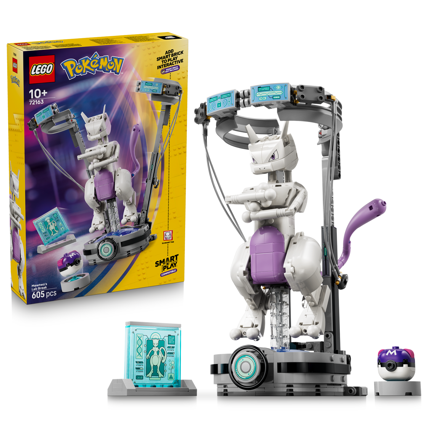 LEGO Pokemon: SMART Play™: Mewtwo's Lab Break (72163)