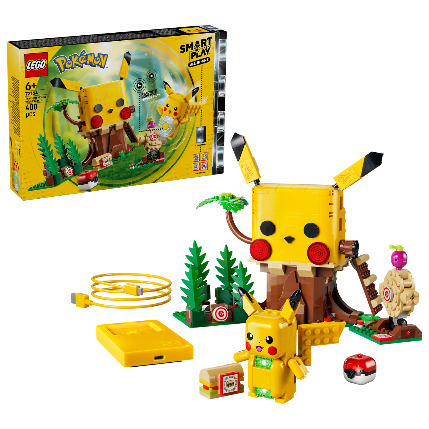 LEGO Pokemon: SMART Play™: Training House with Pikachu (72164)