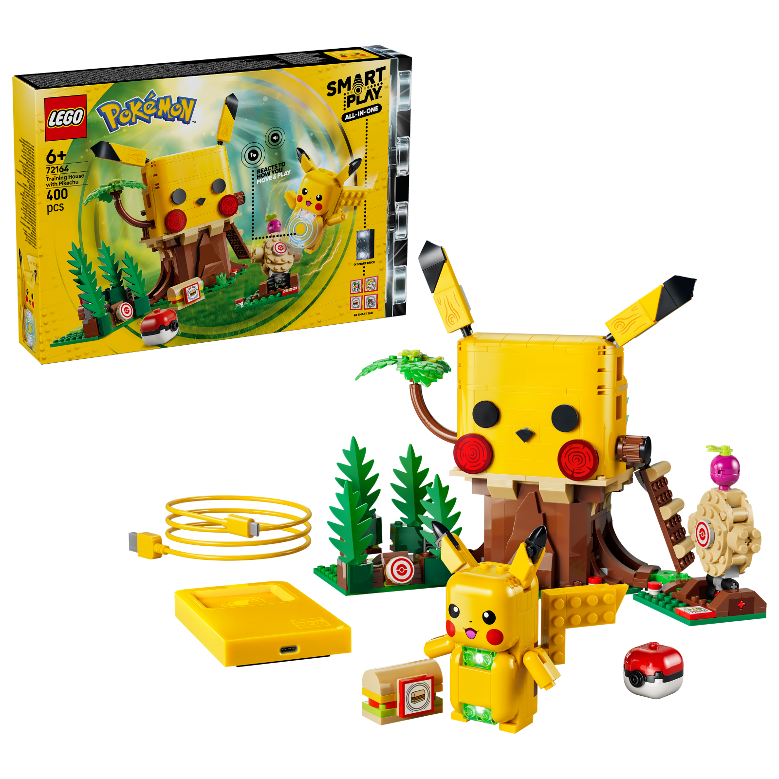 LEGO Pokemon: SMART Play™: Training House with Pikachu (72164)