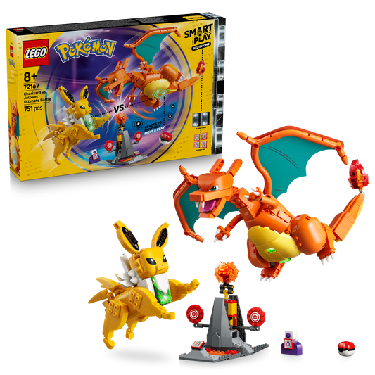 LEGO Pokemon: SMART Play™: Charizard vs. Jolteon Ultimate Battle (72167)