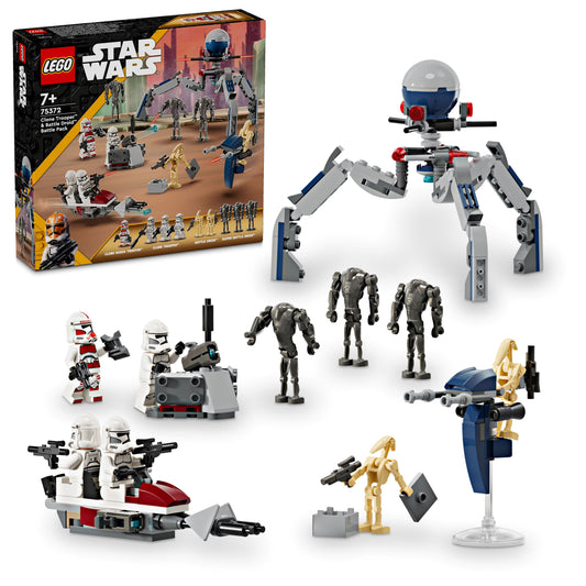 LEGO Star Wars: Clone Trooper™ & Battle Droid™ Battle Pack (75372)