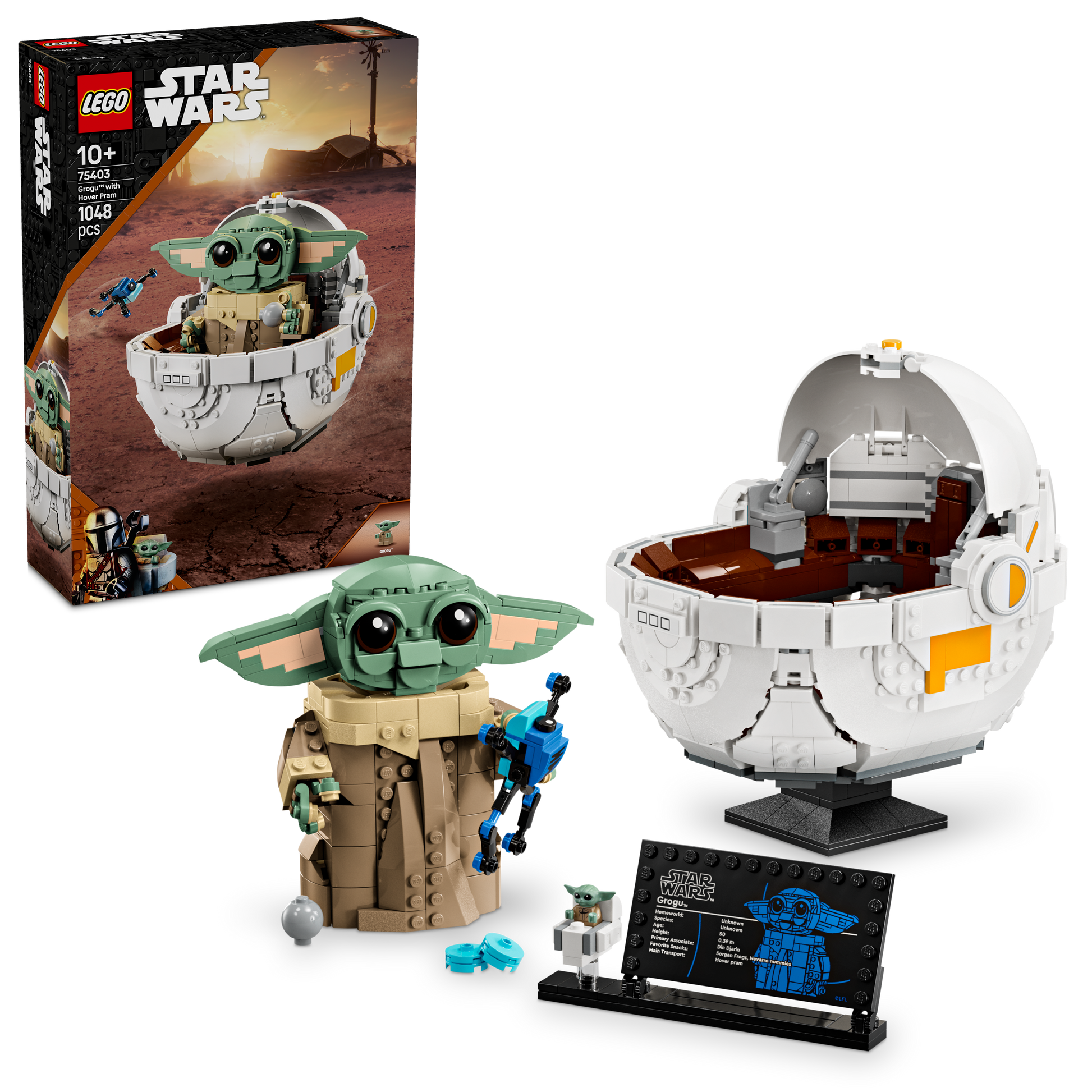 LEGO Grogu with Hover Pram 75403  Star Wars