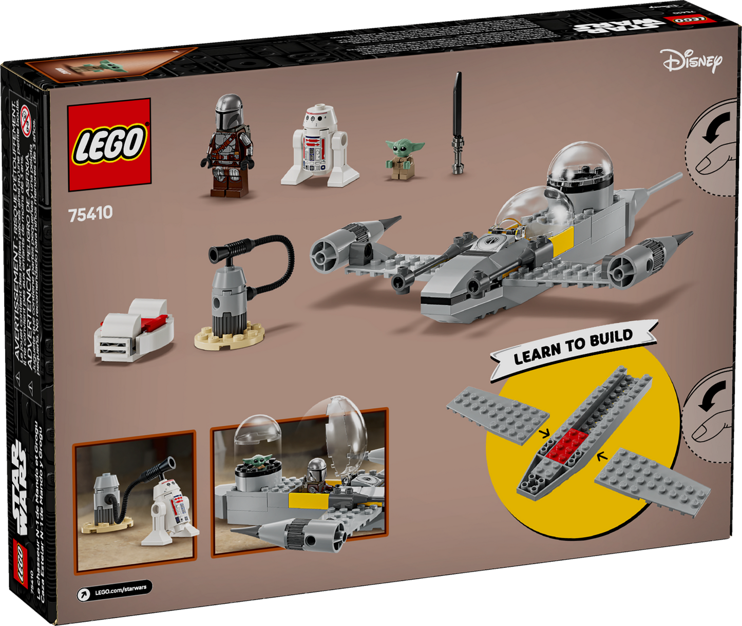 LEGO Star Wars: Mando and Grogu's N-1 Starfighter (75410)
