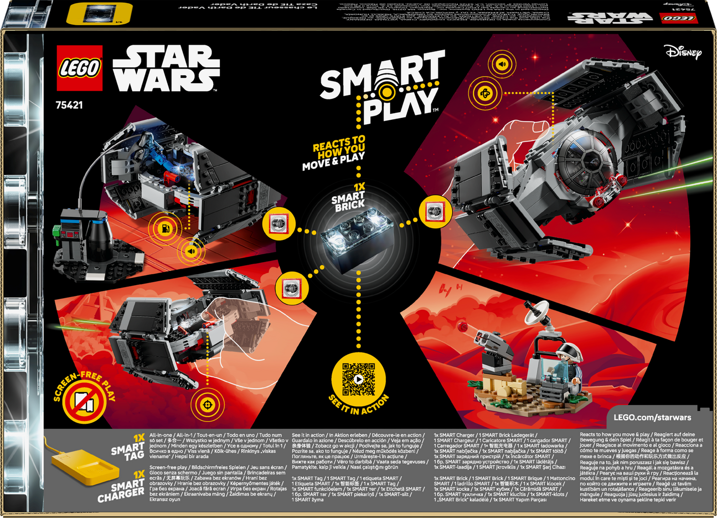 LEGO Star Wars: SMART Play™: Darth Vader's TIE Fighter™ (75421)
