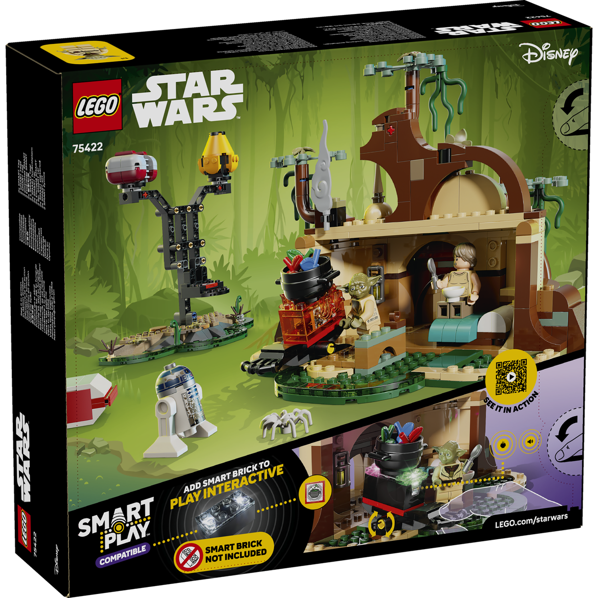 LEGO Star Wars SMART Play™: Yoda's Hut and Jedi Training (75422)