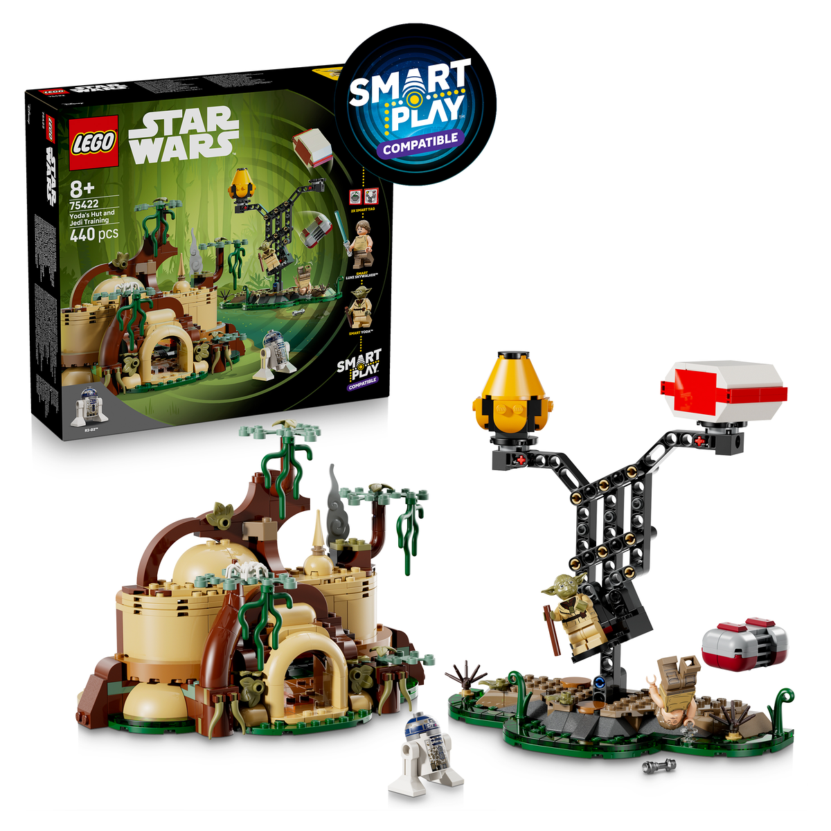LEGO Star Wars SMART Play™: Yoda's Hut and Jedi Training (75422)