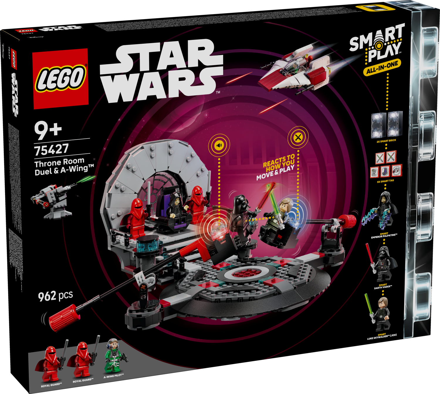 LEGO Star Wars: SMART Play™: Throne Room Duel & A-Wing™ (75427)