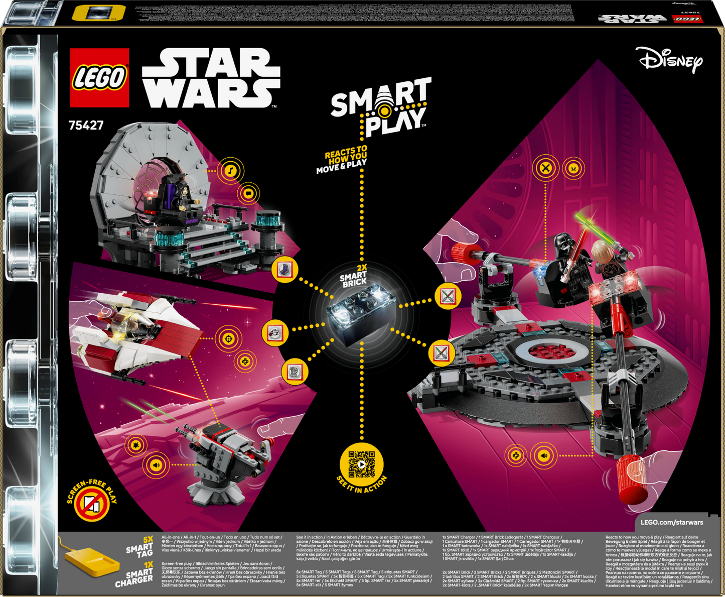 LEGO Star Wars: SMART Play™: Throne Room Duel & A-Wing™ (75427)