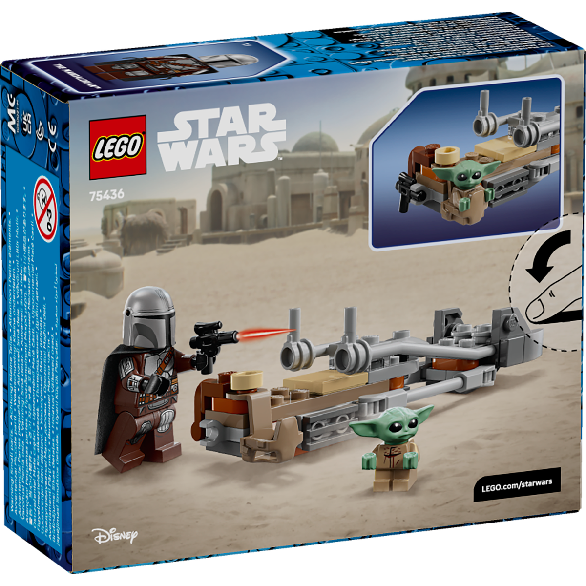 LEGO Star Wars The Mandalorian & Grogu’s Speeder Bike™ (75436)