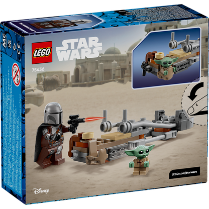 LEGO Star Wars The Mandalorian & Grogu’s Speeder Bike™ (75436)
