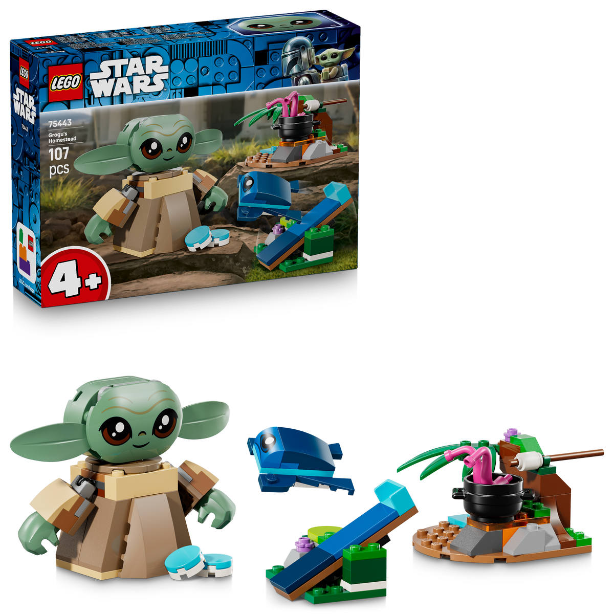 LEGO Star Wars Grogu’s Homestead Toy Building Set (75443)
