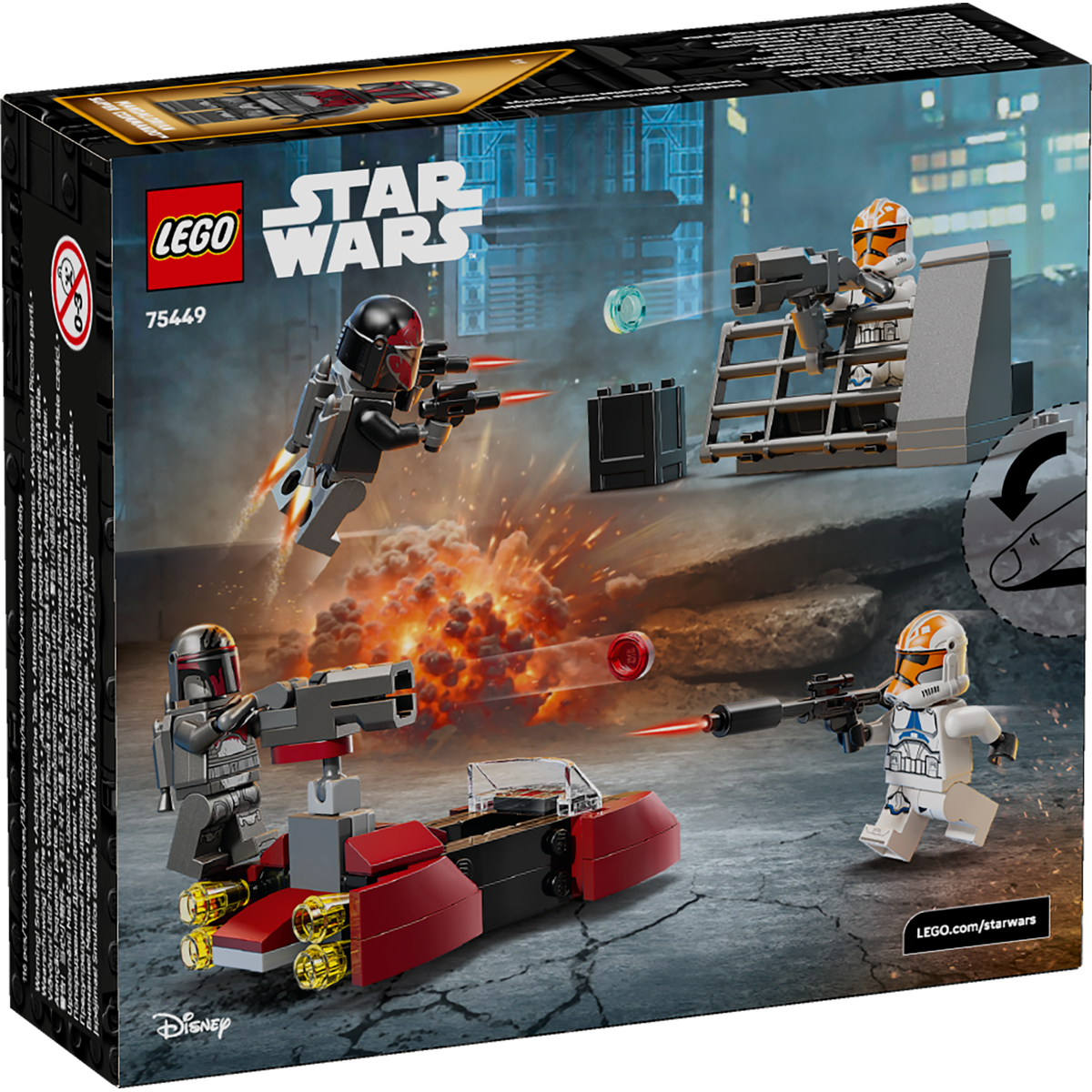 LEGO Star Wars Siege of Mandalore Battle Pack Set (75449)