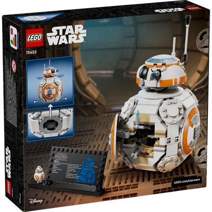 LEGO Star Wars BB-8 Astromech Droid Building Toy (75452)