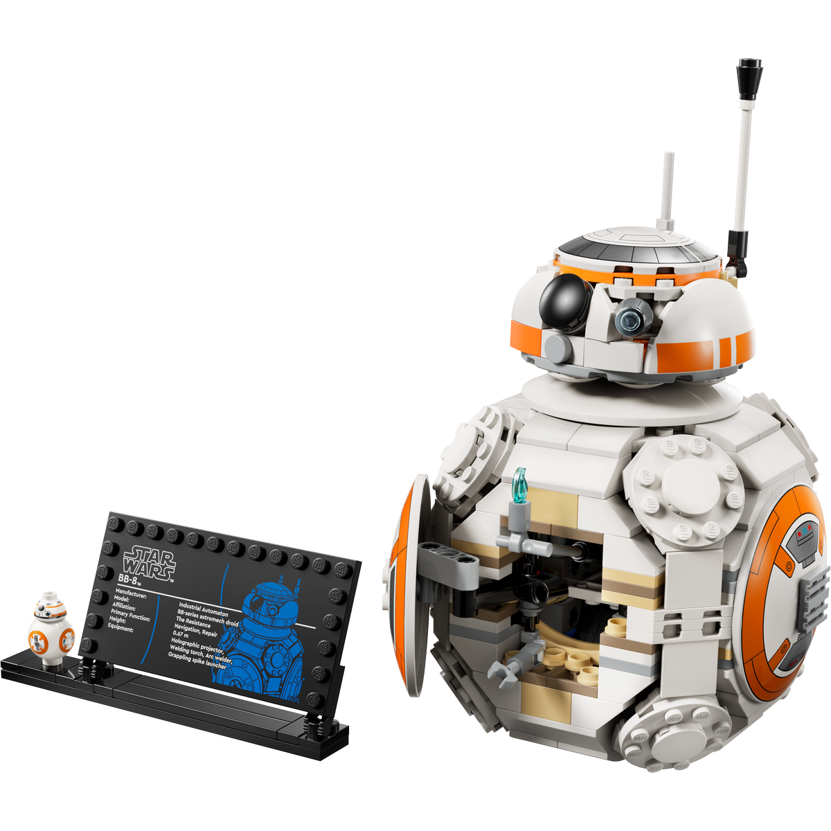 LEGO Star Wars BB-8 Astromech Droid Building Toy (75452)