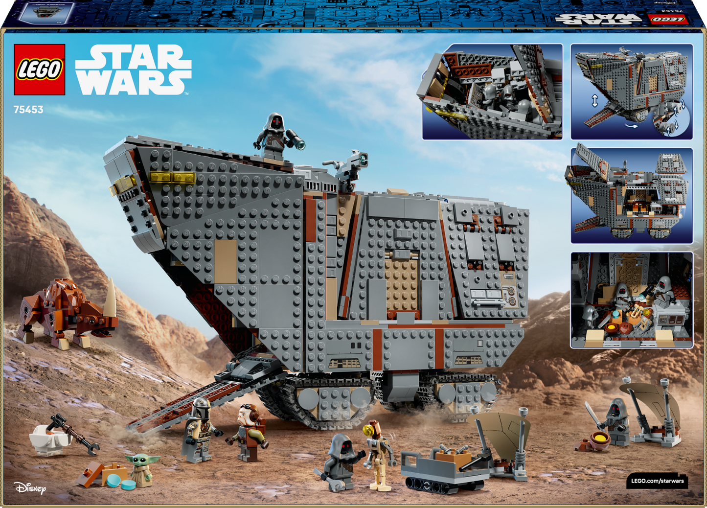 LEGO Star Wars: Offworld Sandcrawler™ and Mudhorn (75453)