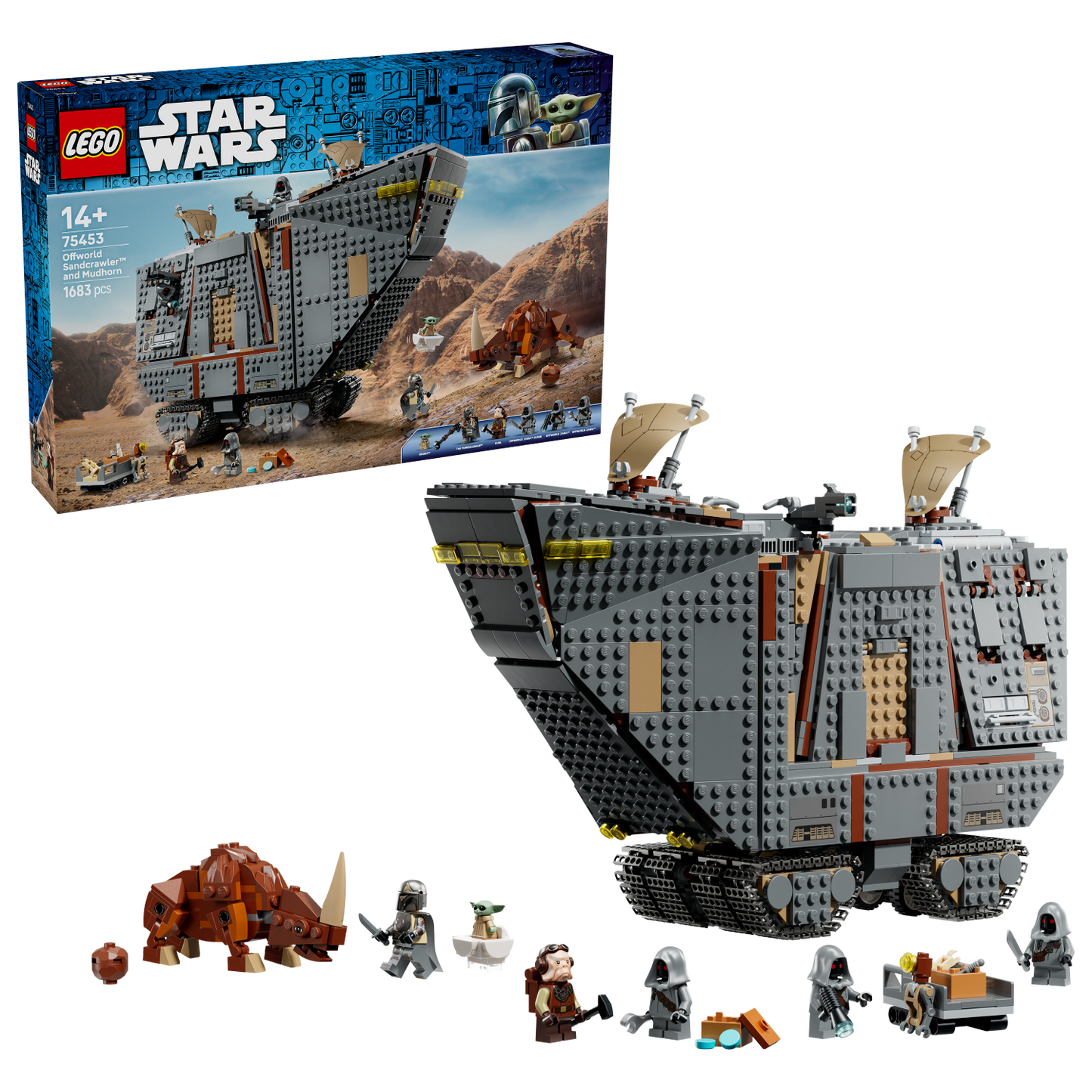 LEGO Star Wars: Offworld Sandcrawler™ and Mudhorn (75453)
