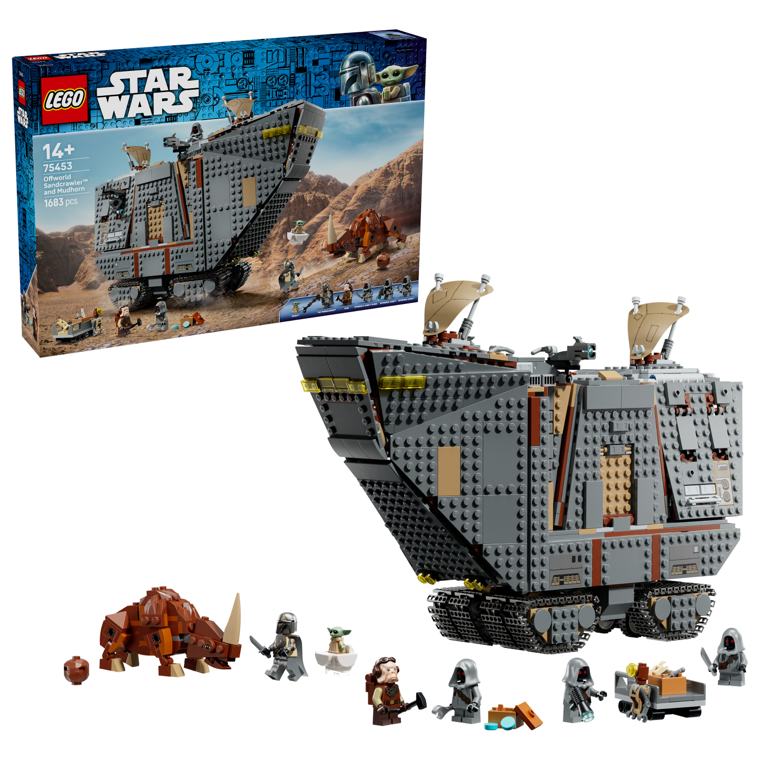 LEGO Star Wars: Offworld Sandcrawler™ and Mudhorn (75453)