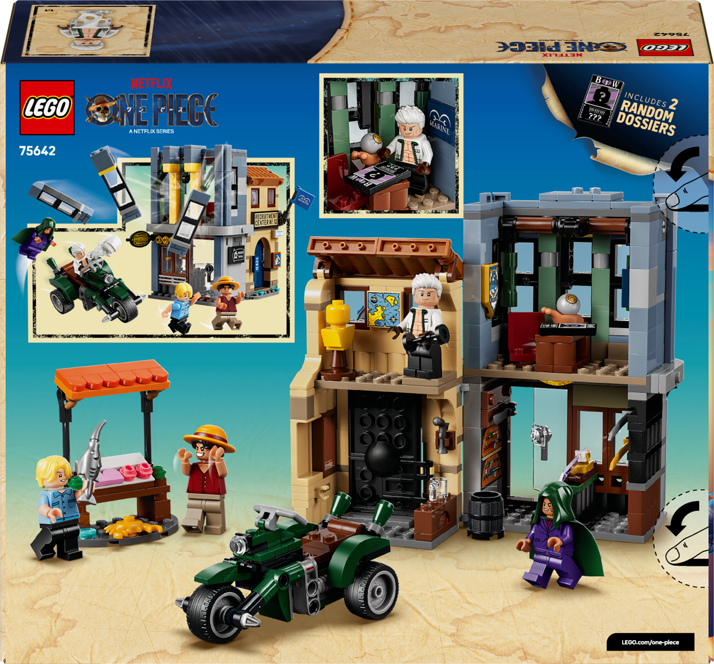PRE-ORDER - LEGO One Piece: Showdown with Captain Smoker (75642)