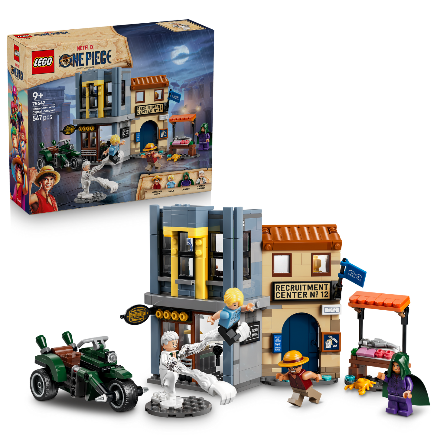 LEGO One piece: Showdown with Captain Smoker (75642)