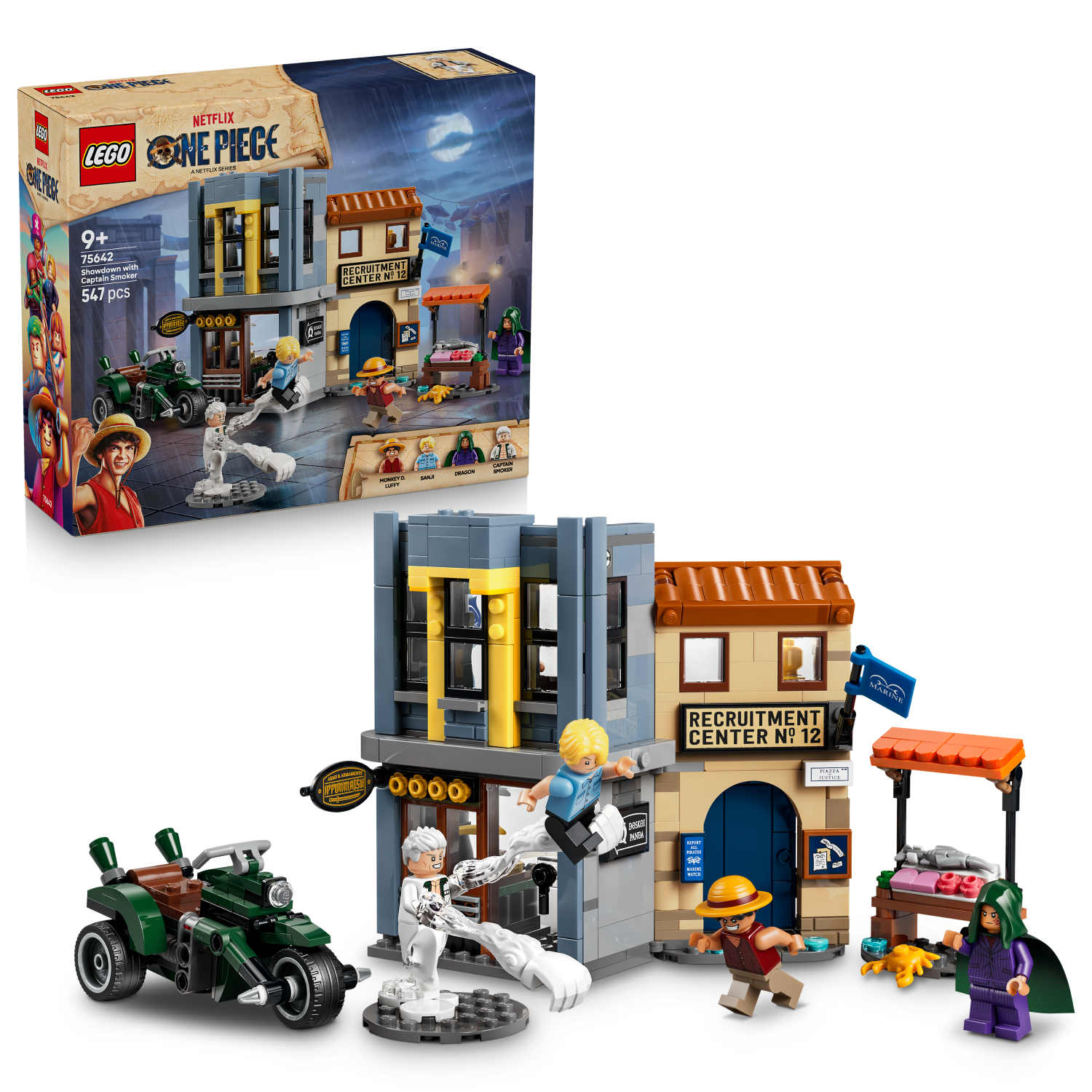 LEGO One piece: Showdown with Captain Smoker (75642)