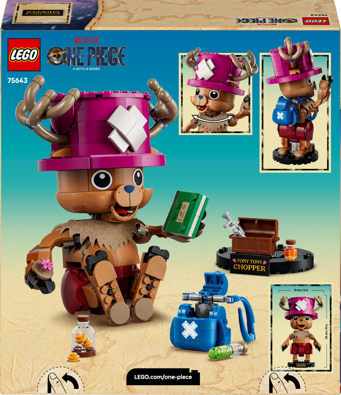 PRE-ORDER - LEGO One piece: Tony Tony Chopper (75643)