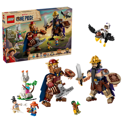 LEGO One Piece: Dorry vs. Brogy – Giants of Little Garden (75644)