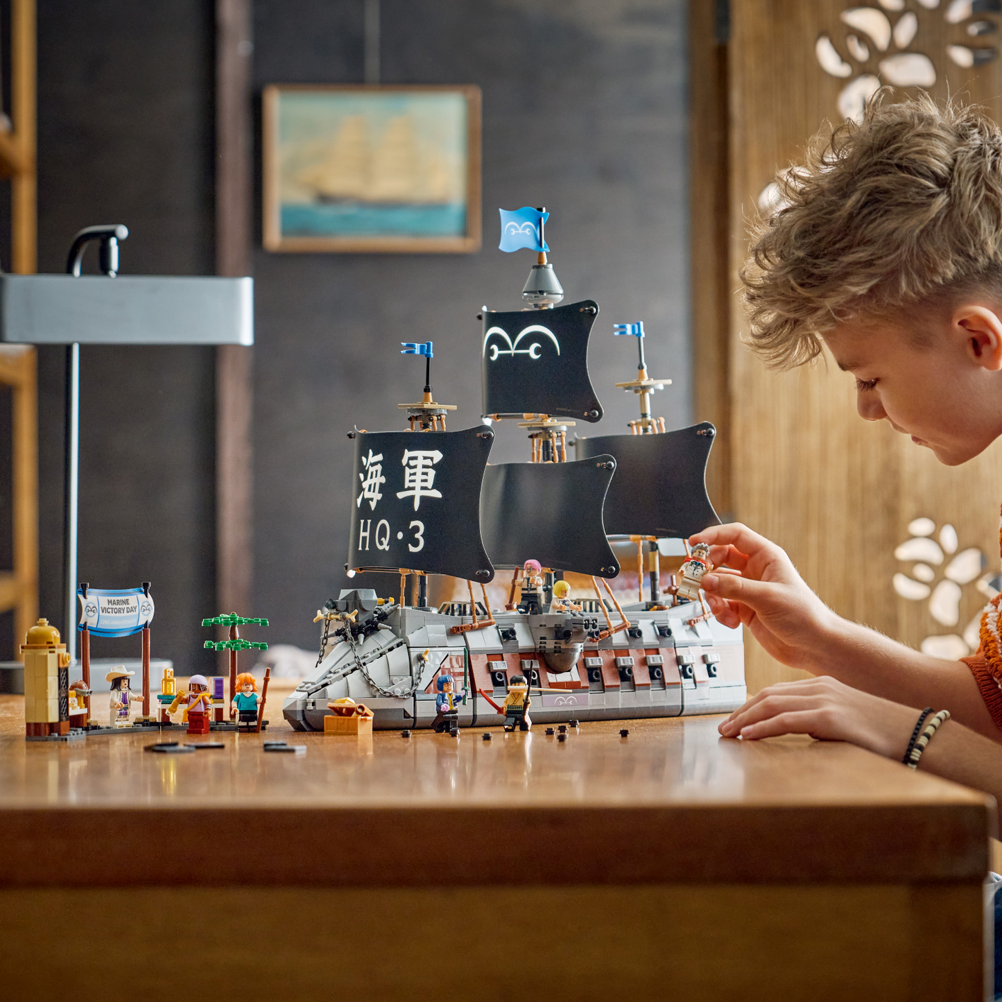 PRE-ORDER - LEGO One Piece: Garp's Marine Battleship (75646)