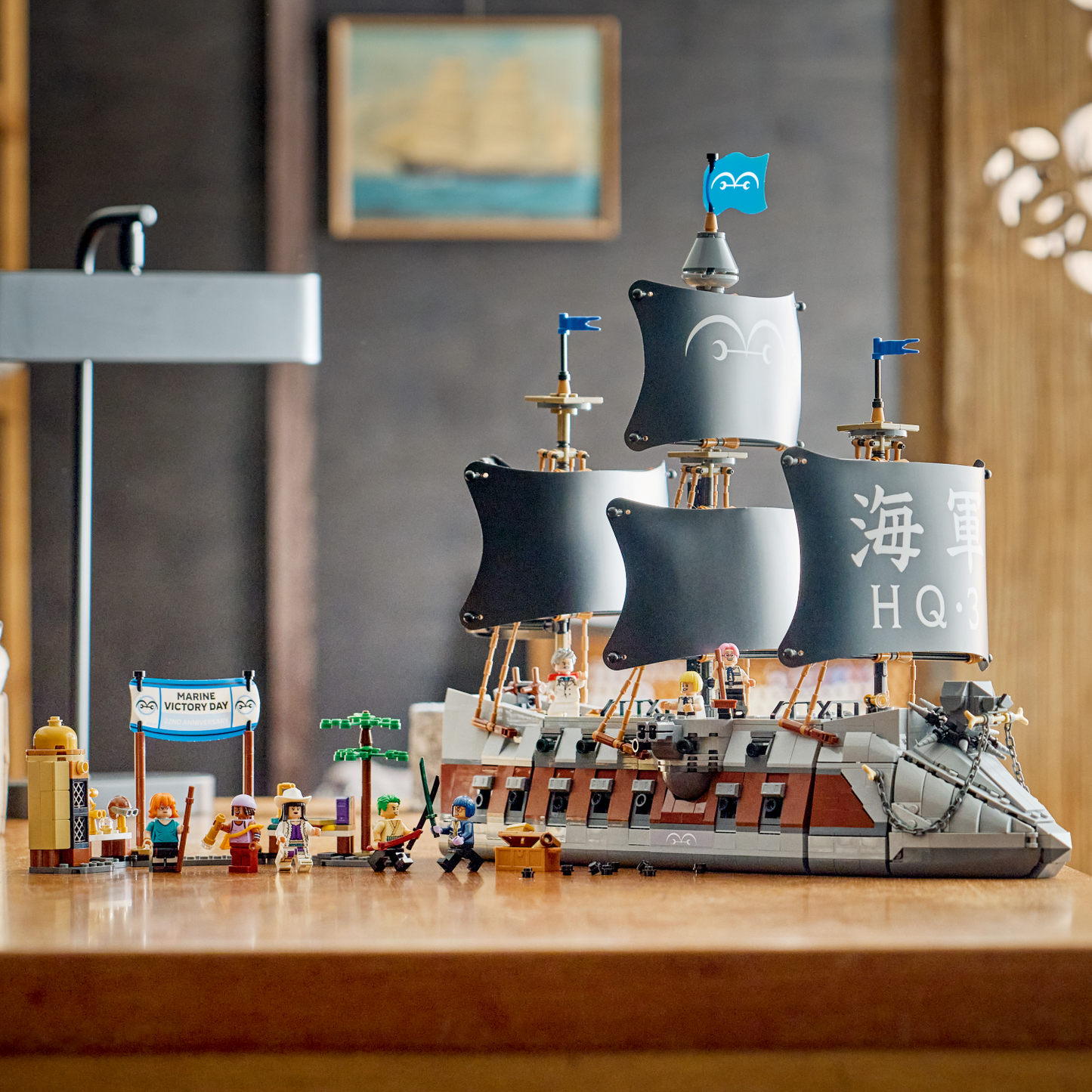 PRE-ORDER - LEGO One Piece: Garp's Marine Battleship (75646)