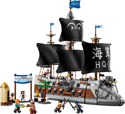PRE-ORDER - LEGO One Piece: Garp's Marine Battleship (75646)