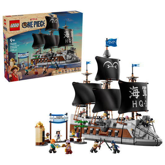 LEGO One Piece: Garp's Marine Battleship (75646)