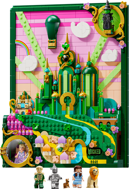 LEGO Wicked Emerald City Wall Art set 