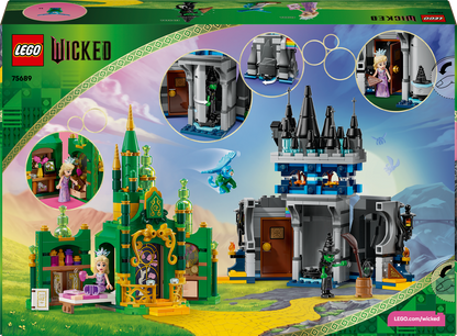 LEGO Wicked set packaging with castle and character illustrations