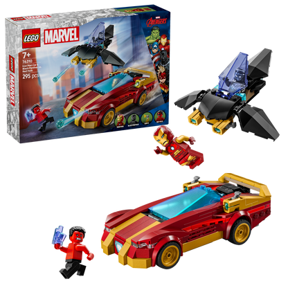 LEGO Iron Man Car & Black Panther vs. Red Hulk 76310 Marvel
