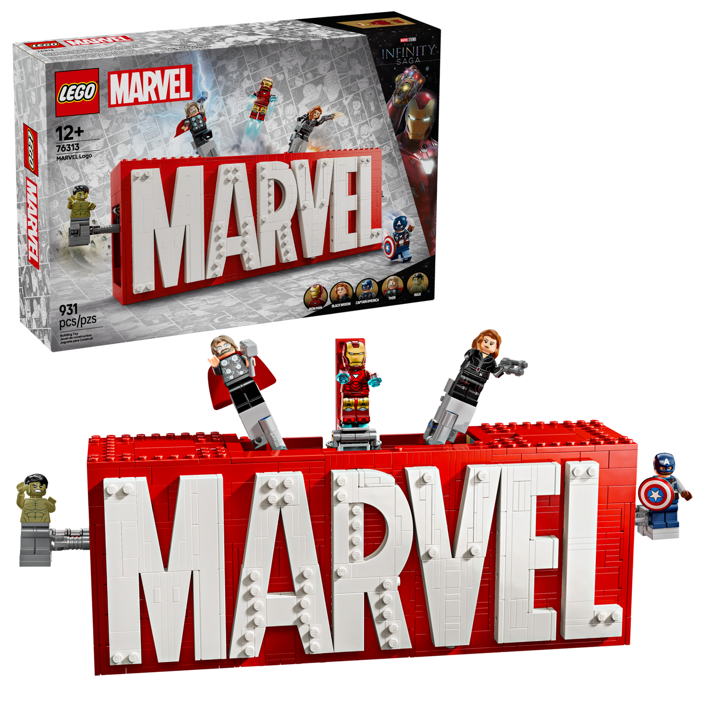LEGO Logo & Minifigures 76313 Marvel