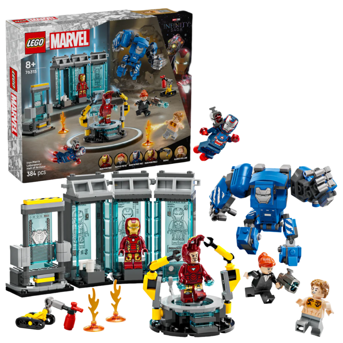LEGO Iron Man's Laboratory: Hall of Armor 76315 Marvel