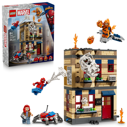 LEGO Marvel Spider-Man Peter Parker's Apartment set, with packaging