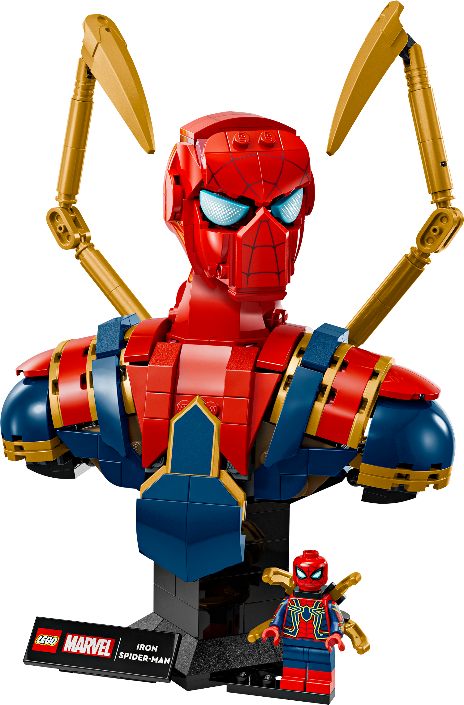 LEGO Marvel Iron Spider-Man Bust Avengers Building Set (76326